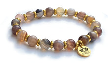Charger l'image dans la galerie, Bracelet TERRE DE SAVANE En Agate du Botswana - A1619 -