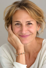 Charger l'image dans la galerie, Bracelet GARDIEN RAYONNANT En Pierre de Soleil et Labradorite - A1621 -