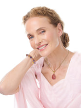 Charger l'image dans la galerie, Bracelet AURA DE CHANCE En Améthyste et Cristal Fraise - A1622 -