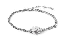 Charger l'image dans la galerie, Bracelets Trèfle Porte-Bonheur -Argenté ou Doré -