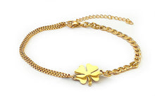 Charger l'image dans la galerie, Bracelets Trèfle Porte-Bonheur -Argenté ou Doré -