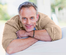 Charger l'image dans la galerie, Bracelet en Oeil de TIgre Marron et Onyx Noir - 2 Tailles