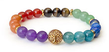 Charger l'image dans la galerie, Bracelets Triple 7 Chakras - Doré