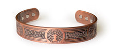 Charger l'image dans la galerie, Bracelet Jonc cuivre magnétique ARBRE DE VIE Celte - AM2019