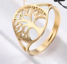 Charger l'image dans la galerie, Bagues Arbre de Vie- Proposé en doré ou en argenté