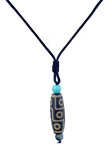 Charger l'image dans la galerie, Collier Tibétain DZI à 9 Yeux - Proposé avec 2 perles de finition