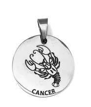 Charger l'image dans la galerie, Le pendentif du Zodiaque Gravé Argenté - 12 signes -