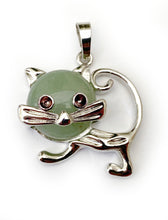 Charger l'image dans la galerie, Pendentifs Un Amour de Chat - Proposé en 3 pierres de couleurs différentes -