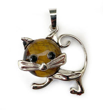 Charger l'image dans la galerie, Pendentifs Un Amour de Chat - Proposé en 3 pierres de couleurs différentes -