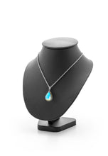 Charger l'image dans la galerie, Pendentif en Labradorite - Acier Inoxydable- D1747 -