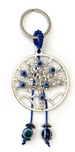 Charger l'image dans la galerie, Porte-clés Arbre de vie et OEil Bleu de Nazar - G1951 -