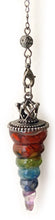 Charger l'image dans la galerie, Pendule  7 Chakras - H1742 -