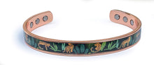 Charger l'image dans la galerie, Bracelet Jonc cuivre magnétique PANTHERE - AM1929 -