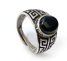 Charger l'image dans la galerie, Chevalières Puissance éternelle en argent 925ème ajustable- Proposés en 3 couleurs de perles -