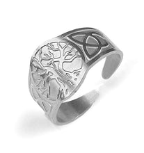 Charger l'image dans la galerie, Bagues Celtes Arbre de Vie- Proposé en doré, argenté ou noire
