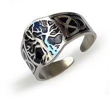 Charger l'image dans la galerie, Bagues Celtes Arbre de Vie- Proposé en doré, argenté ou noire