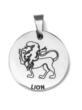 Charger l'image dans la galerie, Le pendentif du Zodiaque Gravé Argenté - 12 signes -