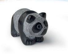 Charger l'image dans la galerie, Statue de Panda en Obsidienne Noire - P1424-