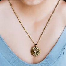 Charger l'image dans la galerie, Le pendentif du Zodiaque Doré - GEMEAUX - D1855 -