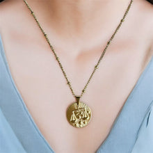 Charger l'image dans la galerie, Le pendentif du Zodiaque Doré - 12 signes -
