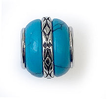 Charger l'image dans la galerie, Perle Charm Turquoise - R1848 -