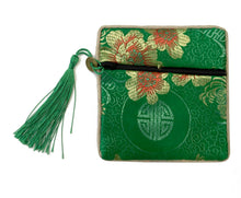 Charger l'image dans la galerie, Pochette à Bijoux en Satin avec Broderies de Soie - Proposé en 3 couleurs différentes -