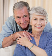 Charger l'image dans la galerie, Bracelet Jonc cuivre magnétique argenté ARBRE DE VIE - AM1926 -