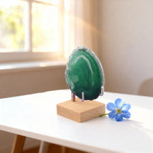 Charger l'image dans la galerie, Tranche AGATE Verte naturelle - Y2008