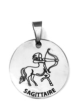 Charger l'image dans la galerie, Le pendentif du Zodiaque Gravé Argenté - 12 signes -