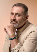 Charger l'image dans la galerie, Bracelet en Cuir Double Rang Onyx