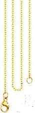 Charger l'image dans la galerie, Chaines Acier Inoxydable Femme 2 mm Argenté ou Doré 50 cms