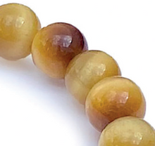 Charger l'image dans la galerie, Bracelet Œil de Tigre Doré- A1815 -