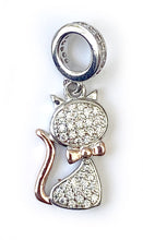 Charger l'image dans la galerie, Pendant Charm Chat Strass - R1838 -