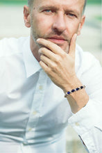 Charger l'image dans la galerie, Bracelet Homme Perle 8 mm et Fermoir Acier - Proposé en 3 Couleurs -