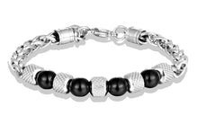 Charger l'image dans la galerie, Bracelet Homme Perle 8 mm et Fermoir Acier - Proposé en 3 Couleurs -
