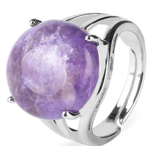 Charger l'image dans la galerie, Bague Ajustable Perle Chakras - Proposé en 8 pierres de couleurs différentes -