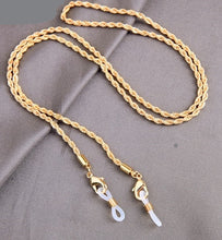Charger l'image dans la galerie, Chainette pour Lunettes en Maille Dorée - J1051 -
