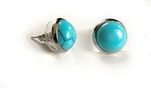 Charger l'image dans la galerie, Clous d'Oreilles en Pierre Naturelle - Proposé en 7 pierres de couleurs différentes -