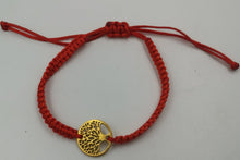 Charger l'image dans la galerie, Bracelet Porte Bonheur Corde & Arbre de Vie Doré - Proposé en 3 couleurs -