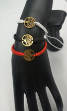 Charger l'image dans la galerie, Bracelet Porte Bonheur Corde & Arbre de Vie Doré - Proposé en 3 couleurs -