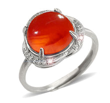 Charger l'image dans la galerie, Bague de Protection Strass et Pierre Naturelle - Proposé en 7 pierres de couleurs différentes -