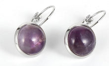 Charger l'image dans la galerie, Boucle d'Oreilles Pendantes en Pierre Naturelle - Proposé en 7 pierres de couleurs différentes -