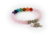 Charger l'image dans la galerie, Bracelet 7 Chakras Pendant Arbre de Vie et Perle - Proposé en 2 Couleurs -