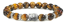 Charger l'image dans la galerie, Bracelet Bouddha Porte-Bonheur - Proposé en 9 pierres de couleurs différentes -