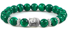 Charger l'image dans la galerie, Bracelet Bouddha Porte-Bonheur - Proposé en 9 pierres de couleurs différentes -
