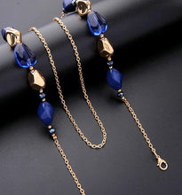 Charger l'image dans la galerie, Chainette Bijou pour Lunettes Perles Décoratives - Proposée en 2 pierres de couleurs différentes -