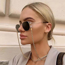 Charger l'image dans la galerie, Chainette pour Lunettes en Maille Dorée - J1051 -