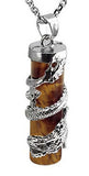 Pendentifs Pouvoir du Dragon Tube - Proposé en 3 pierres de couleurs différentes -