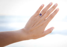 Charger l'image dans la galerie, Bague de Protection Strass et Pierre Naturelle - Proposé en 7 pierres de couleurs différentes -