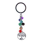 Porte Clés Arbre de Vie et 7 Chakras - G1018 -